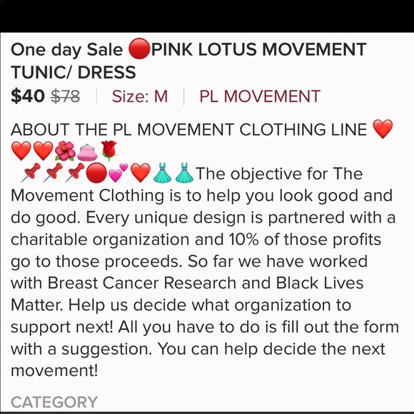 SALE🌺PL MOVEMENT SHIRT/TUNIC 🔴SALE - Picture 4 of 6